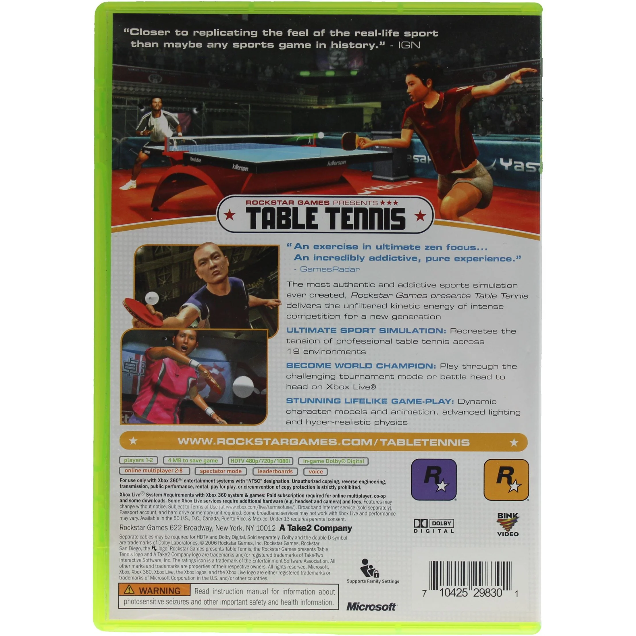 Table Tennis (Xbox360) - Image 2