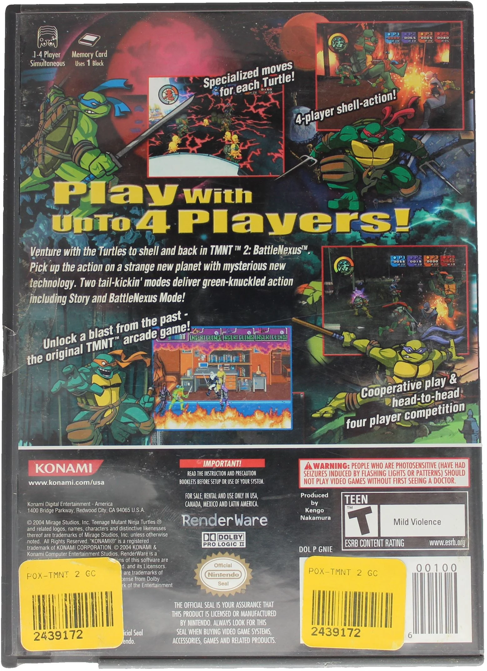 Teenage Mutant Ninja Turtles 2: Battle Nexus - Image 3
