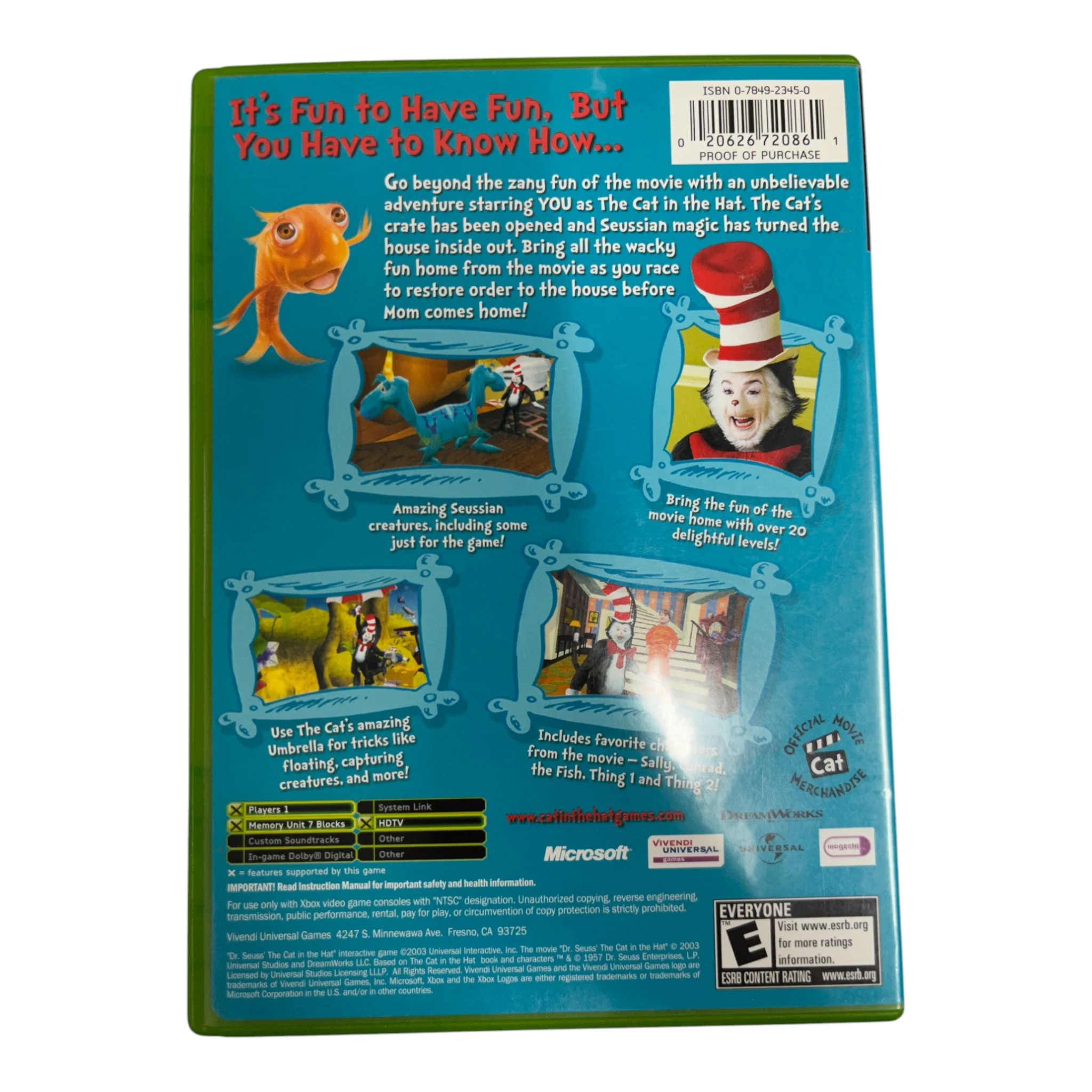 The Cat in the Hat (Xbox) - Image 2