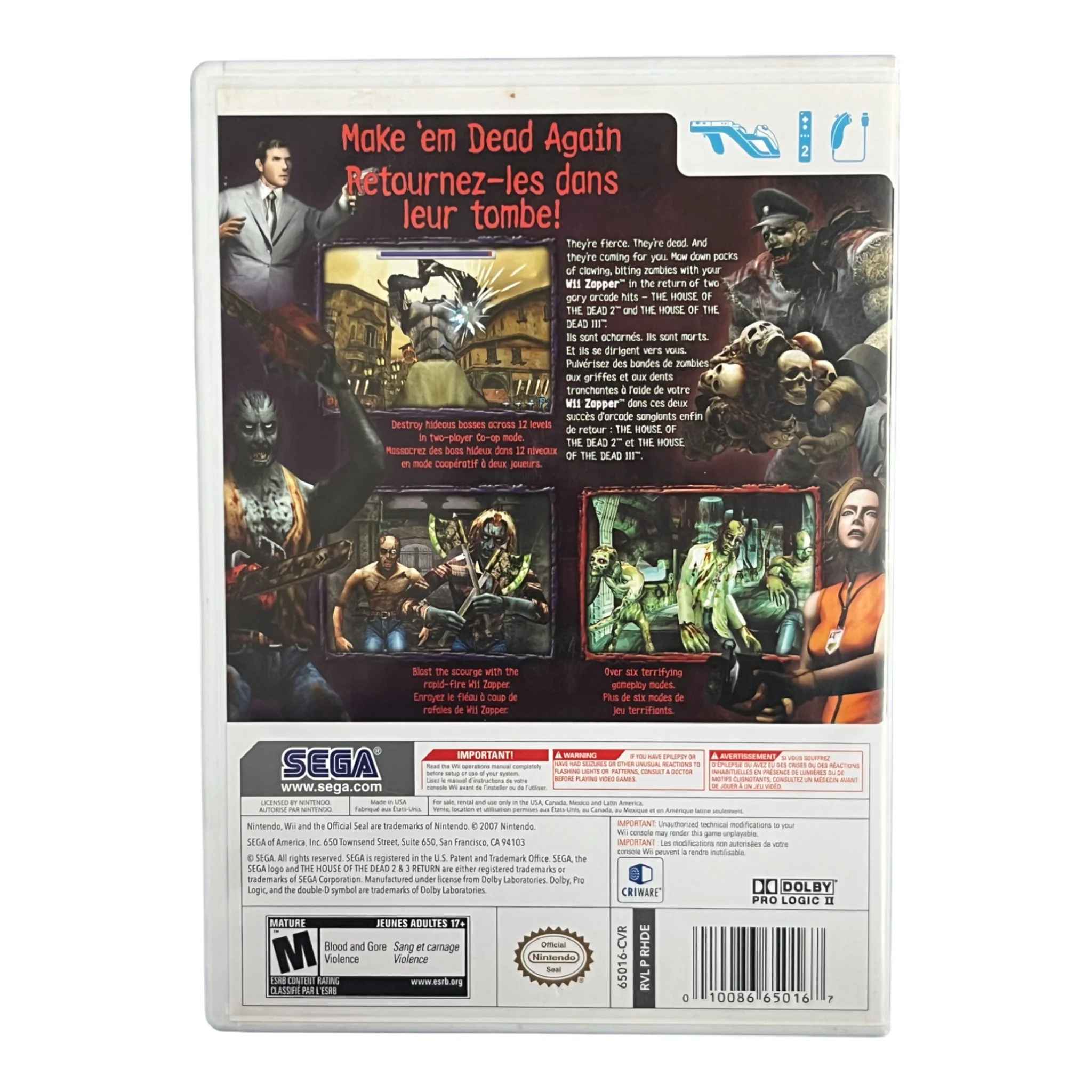 The House Of The Dead 2 & 3 Return (Wii) - Image 2