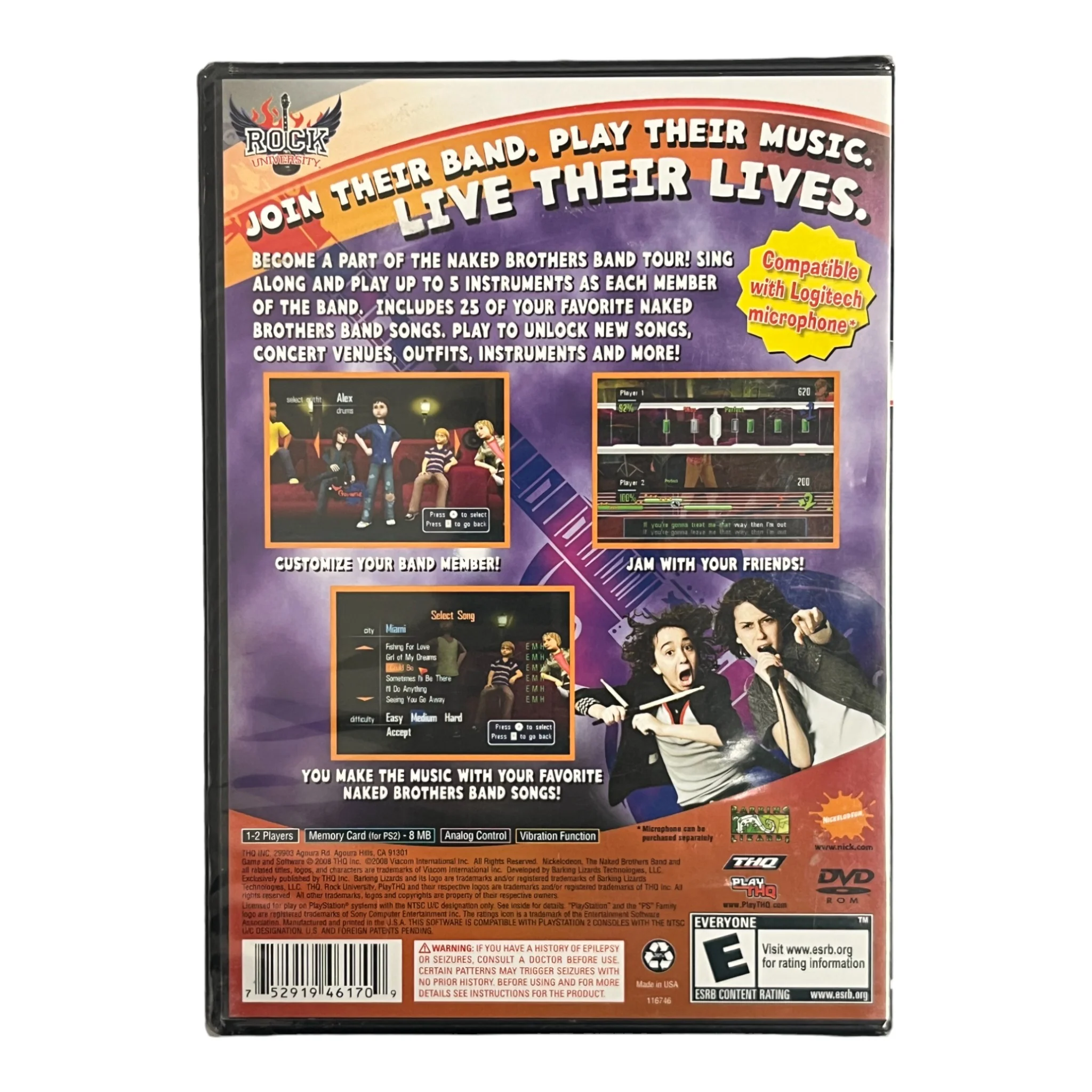 The Naked Brothers Band (PS2) - Image 2