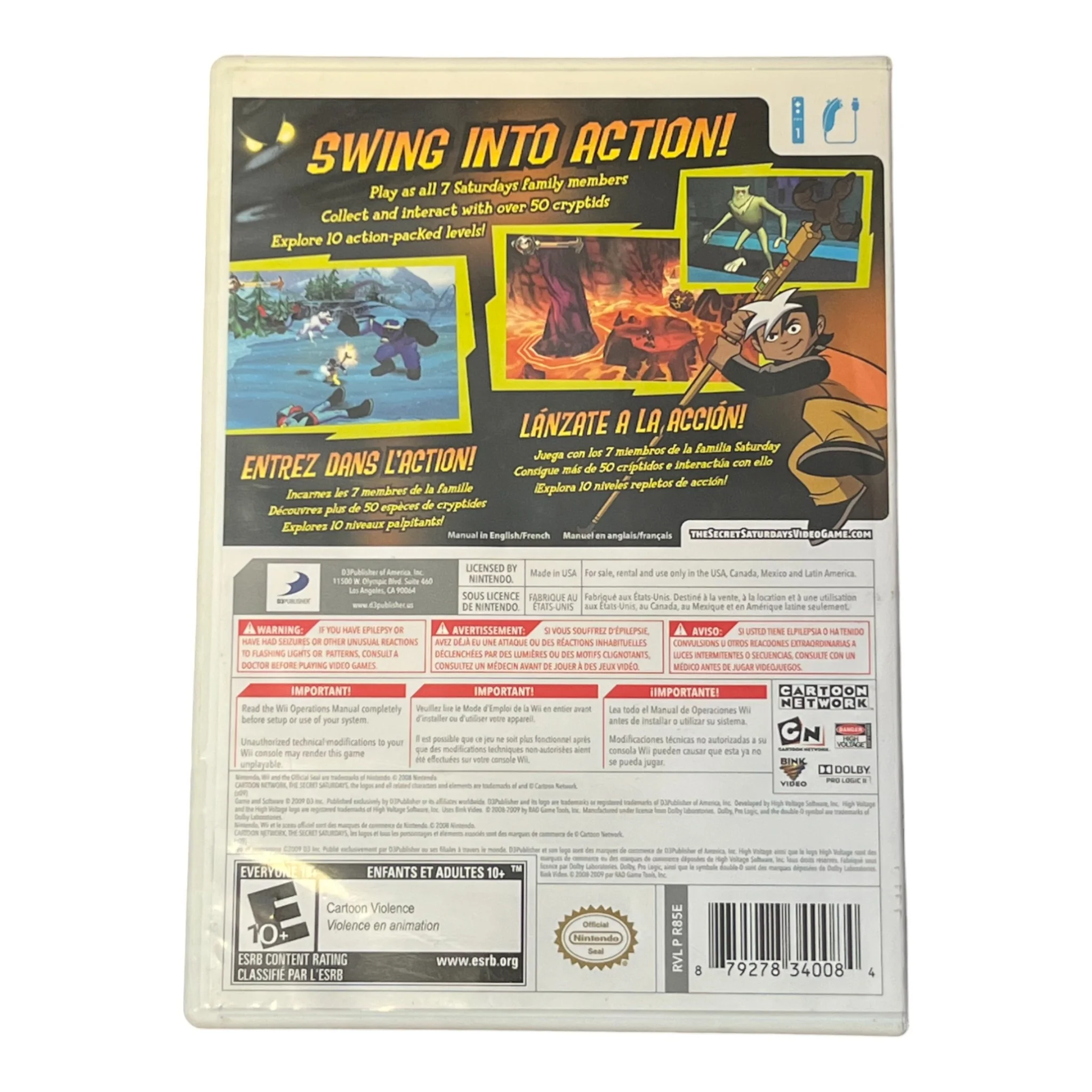 The Secret Saturdays: Beasts of The 5th Sun (Wii) - Image 2