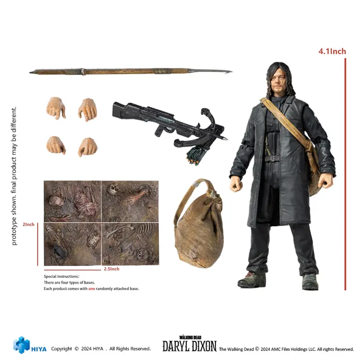 THE WALKING DEAD: Daryl Dixon Exquisite Mini Series 1/18 Scale - Image 2