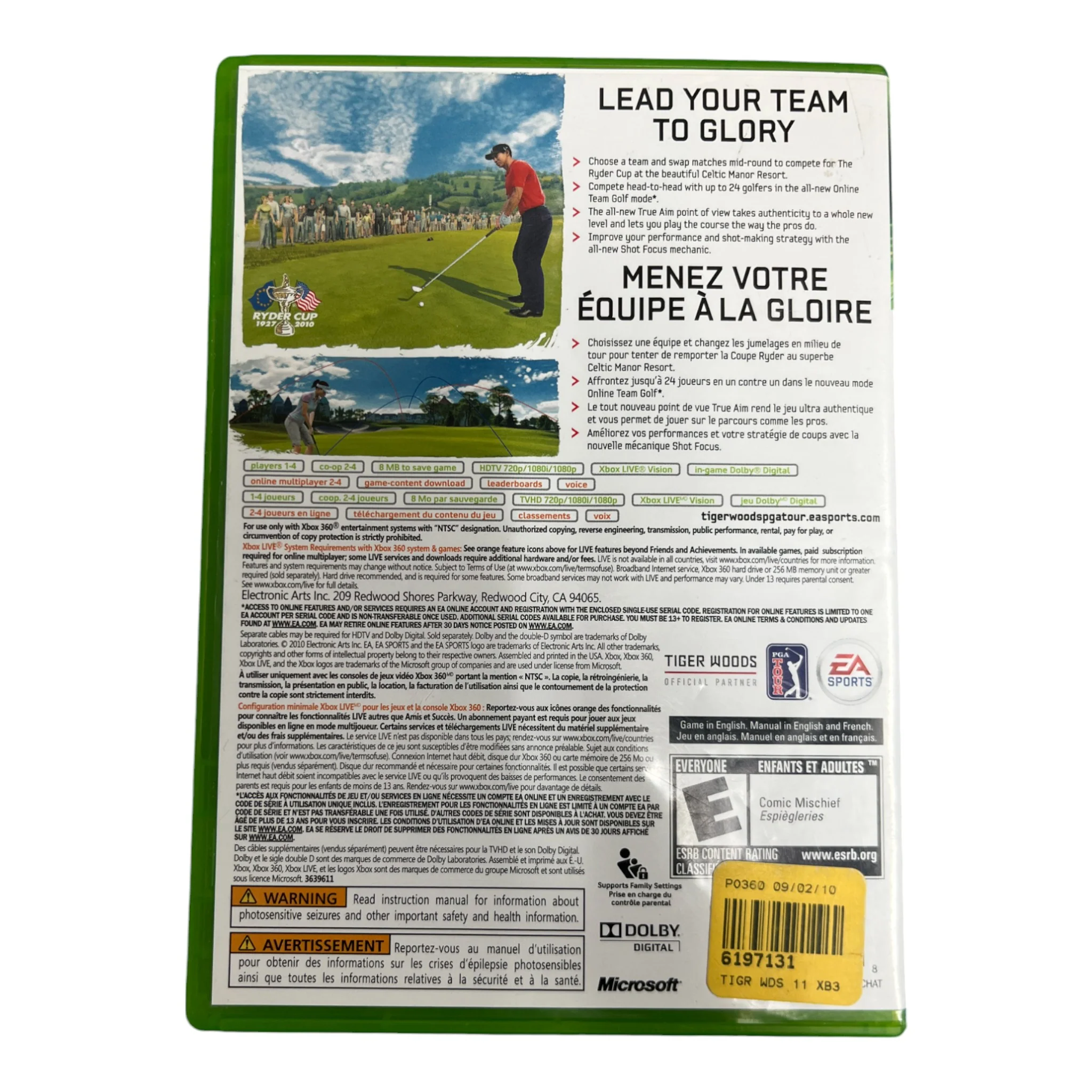 Tiger Woods PGA Tour 11 (Xbox 360) - Image 3