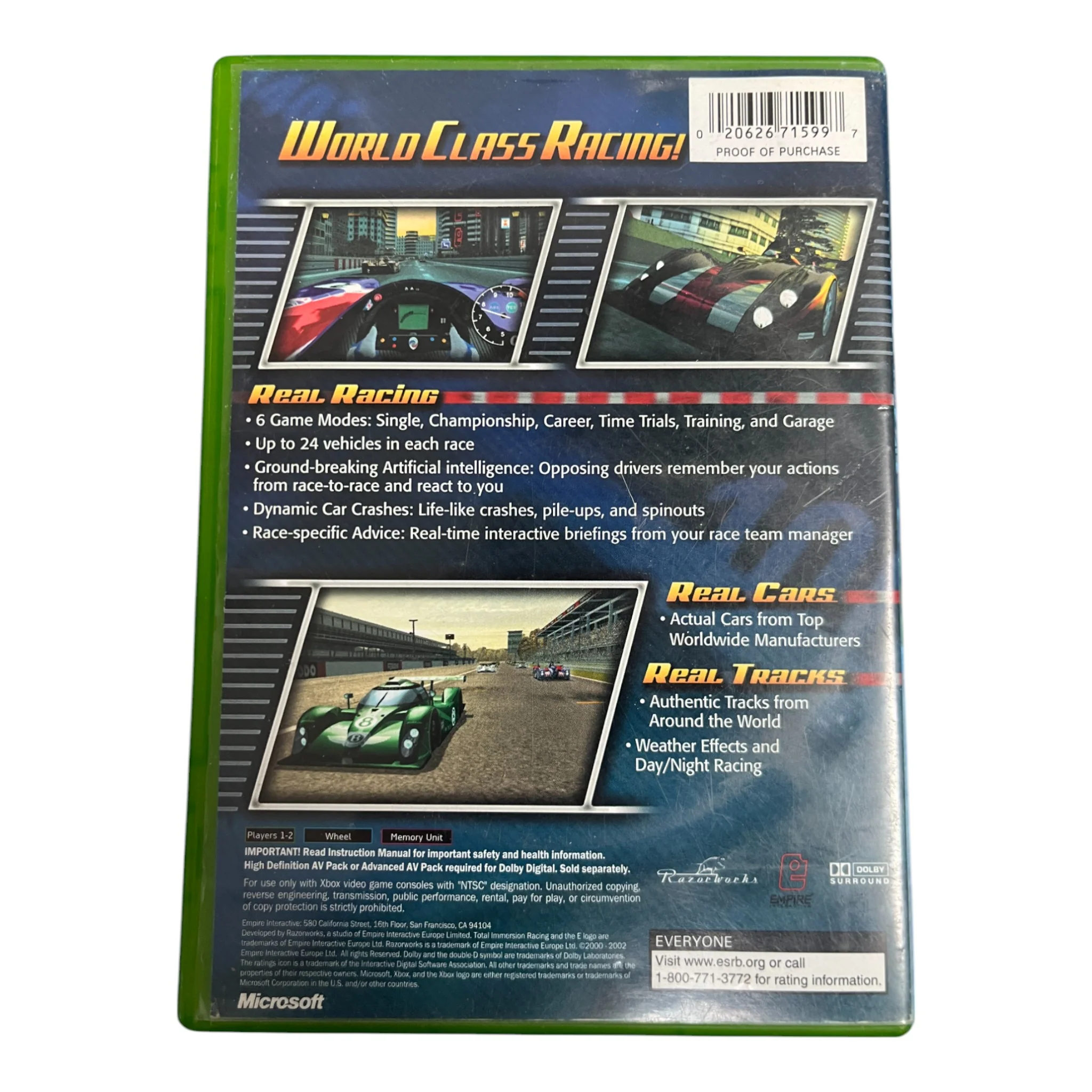 Total Immersion Racing (Xbox) - Image 2