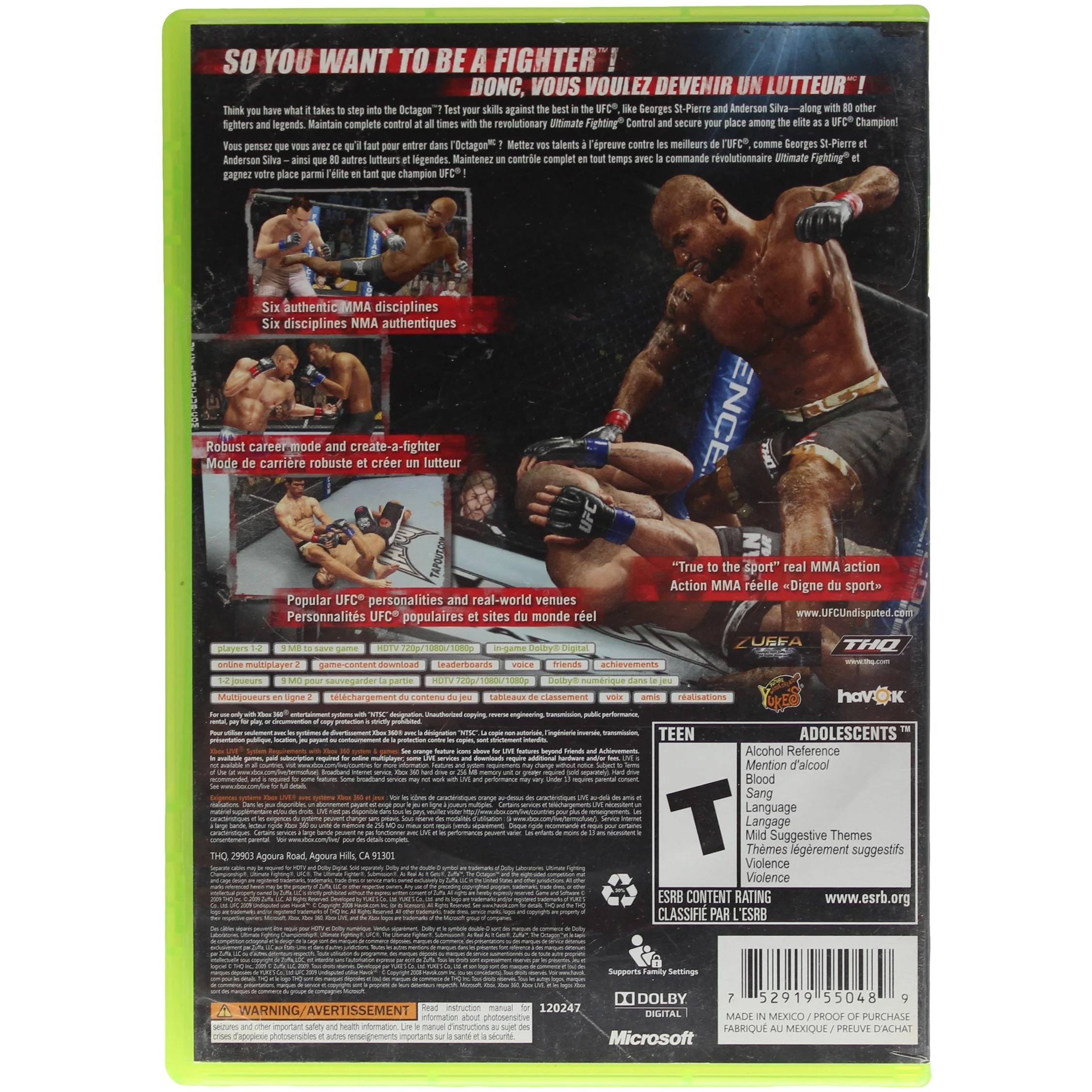 UFC Undisputed 2009 (Xbox 360) - Image 3