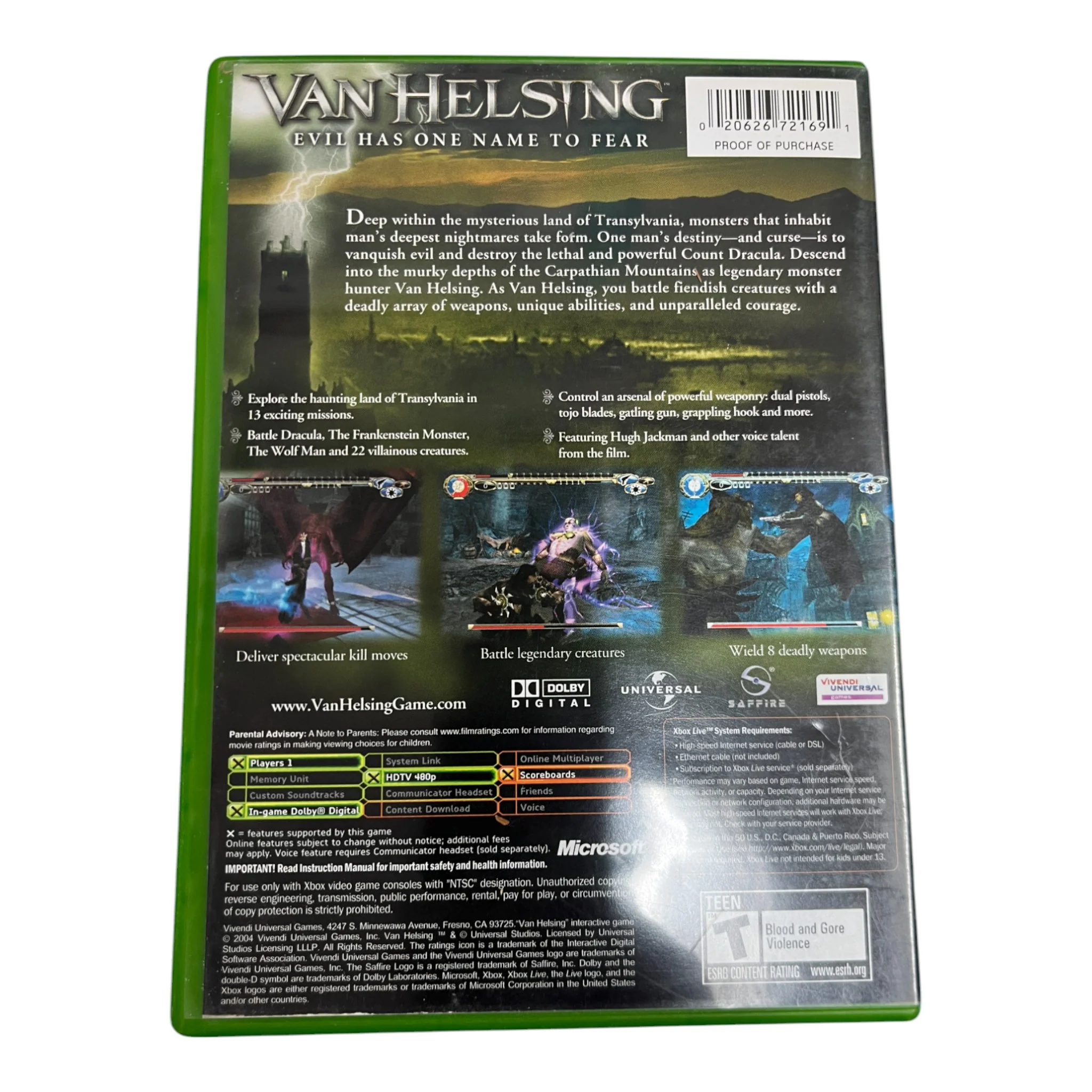Van Helsing (Xbox) - Image 2