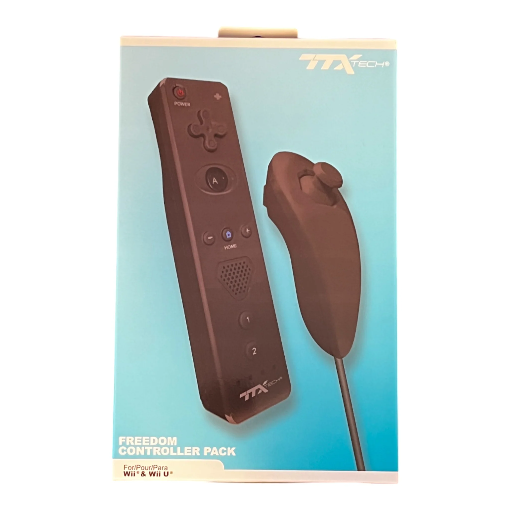 Wii/Wii-U Wireless Freedom Wiimote Action Plus & Nunchuck Bundle - Image 2