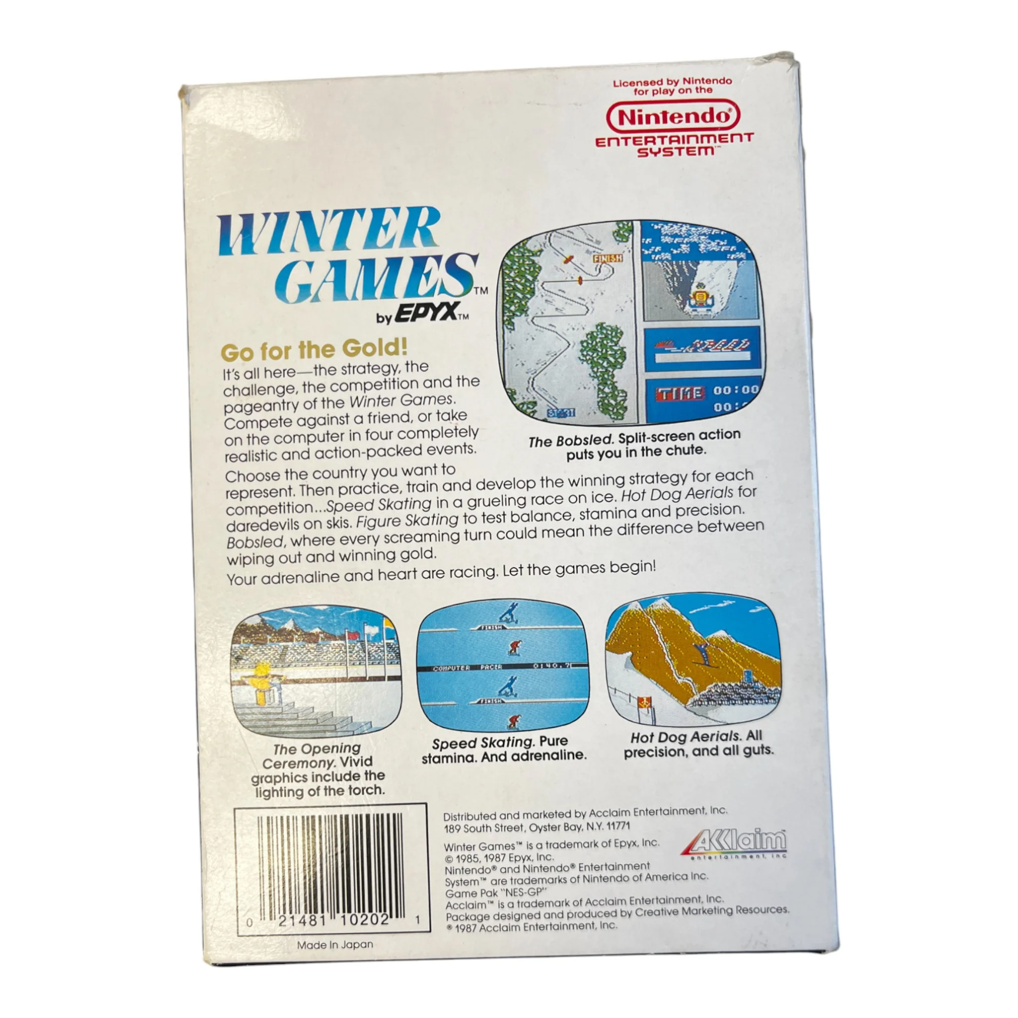 Winter Games (NES) - Image 2