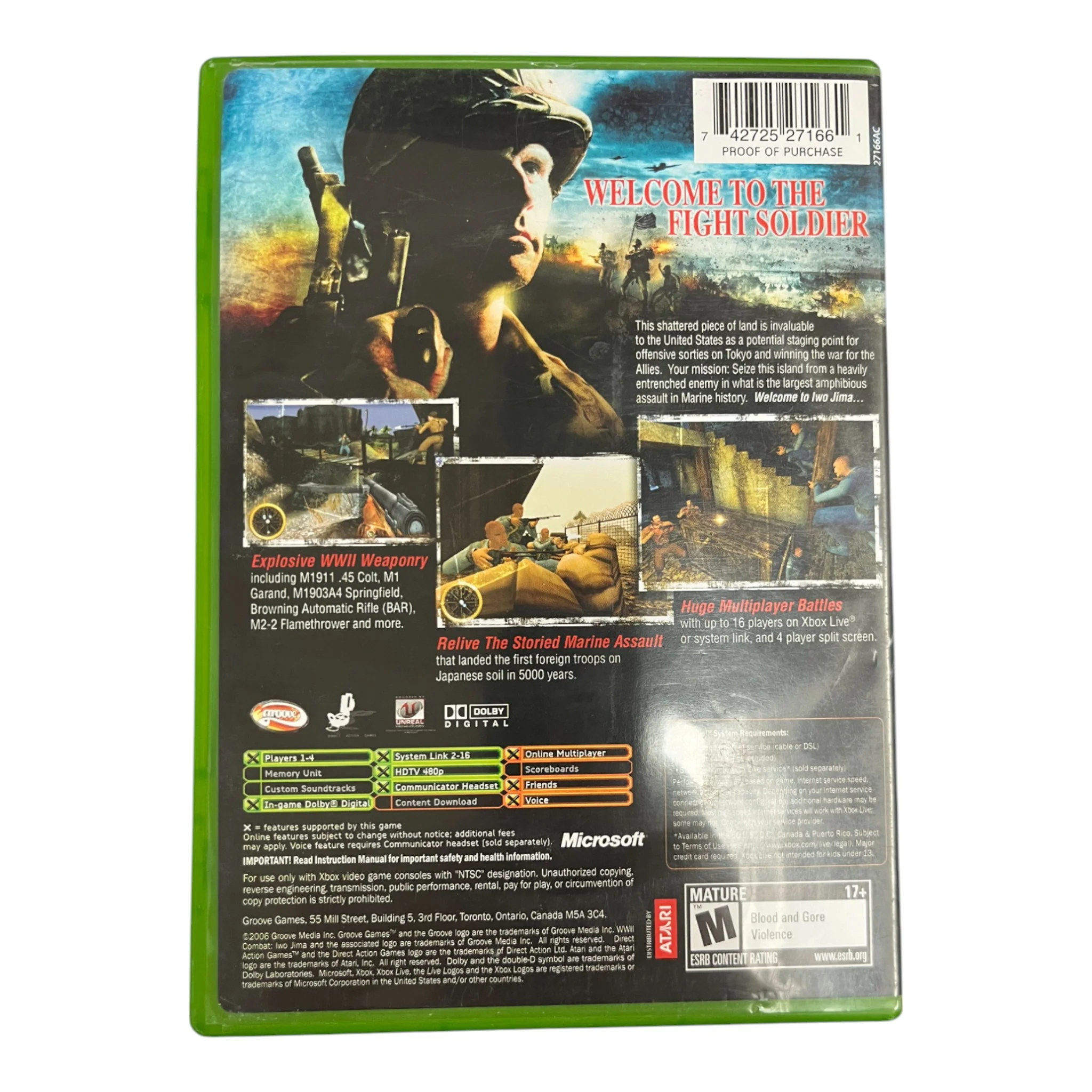 World War II Combat: Iwo Jima (Xbox) - Image 2