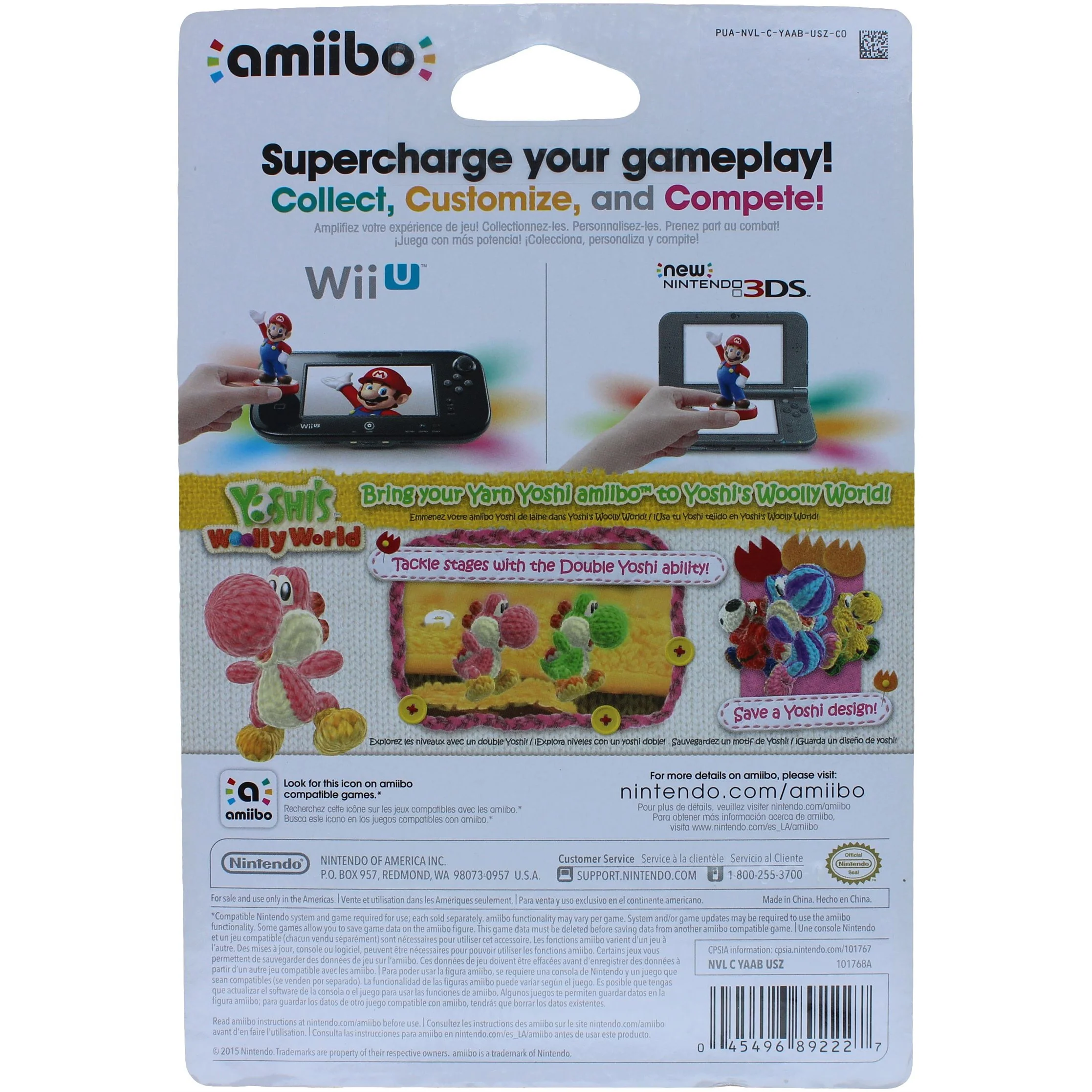 Yarn Yoshi [Pink] (amiibo) - Image 2